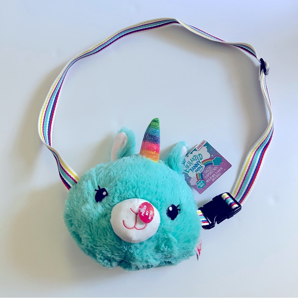 NWT Cuddle Barn Enchanted Fanny Pack Llamacorn